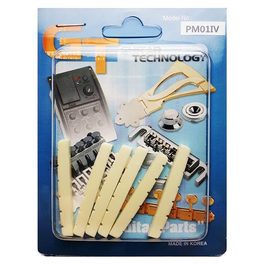 GT Electric Guitar Fingerboard Nut Ivory 42mm x 3.5mm Pack of 6 — view 3