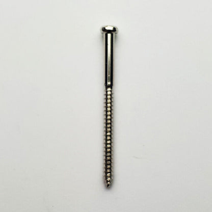 GT Round Head Wood Screws Chrome Finish 2.45mm x 34.9mm Pack of 10 — view 3