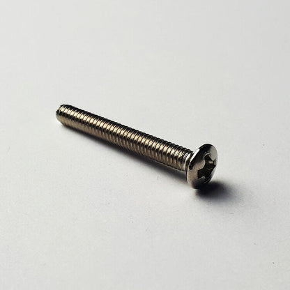 GT Machined Screw Oval Head Nickel Finish 2.75mm x 23mm Pack of 10 — view 3