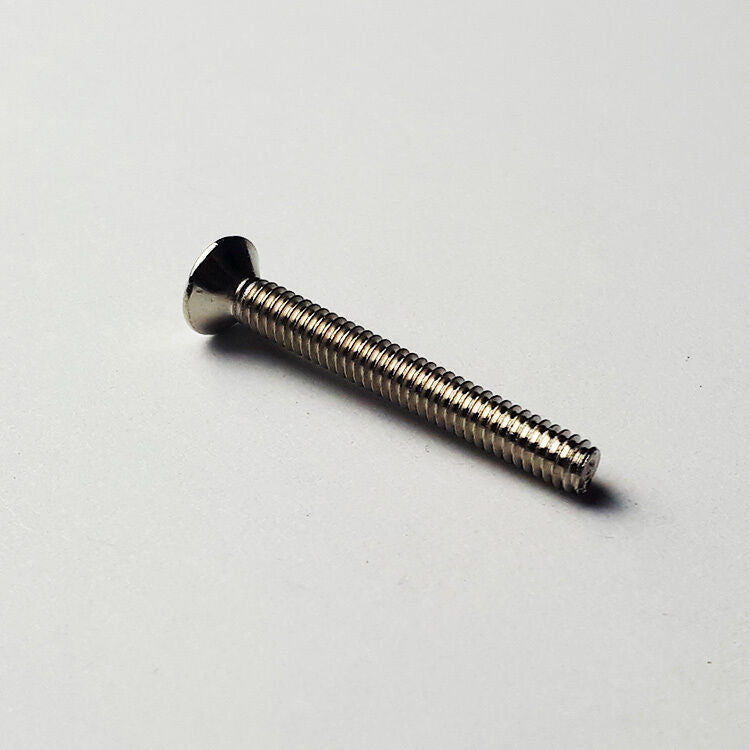 GT Machined Screw Oval Head Nickel Finish 2.75mm x 23mm Pack of 10 — view 2
