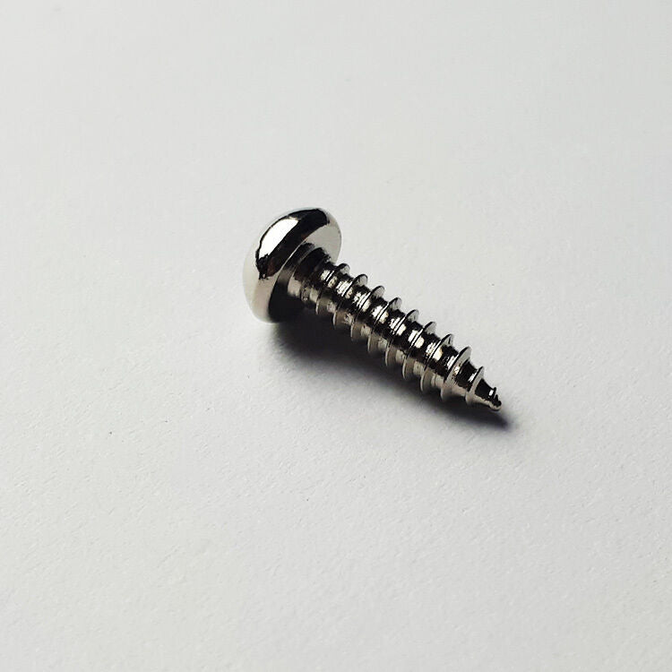 GT Wood Screws Round Head Nickel Finish 3mm x 11.8mm Pack of 50 — view 3