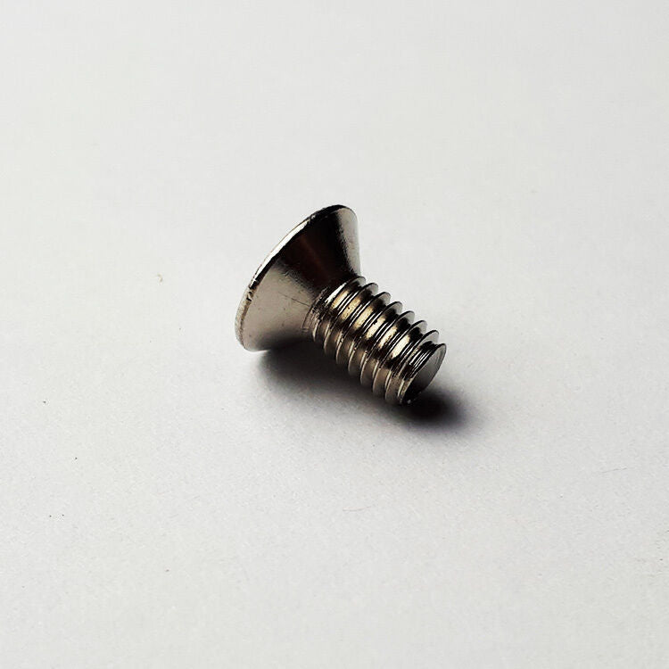 GT Machined Flat Head Screws Chrome Finish 3.8mm x 5.5mm Pack of 10 — view 2