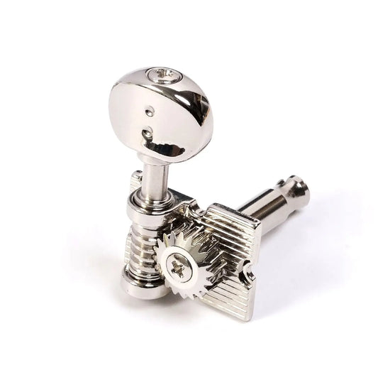 Graph Tech Ratio M/Heads 6-I-L Waffle Electric Guitar Machine Heads Vintage Nickel