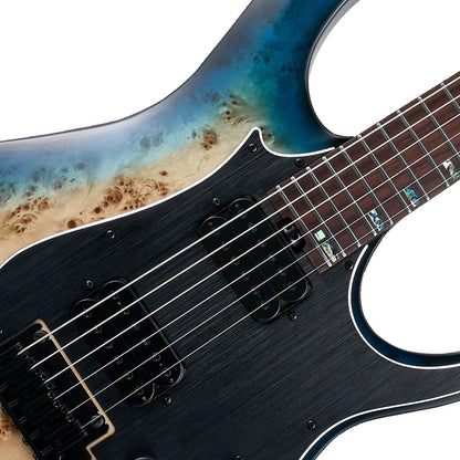 Mooer GTRS M810 Intelligent Electric Guitar Blue Burst — view 3