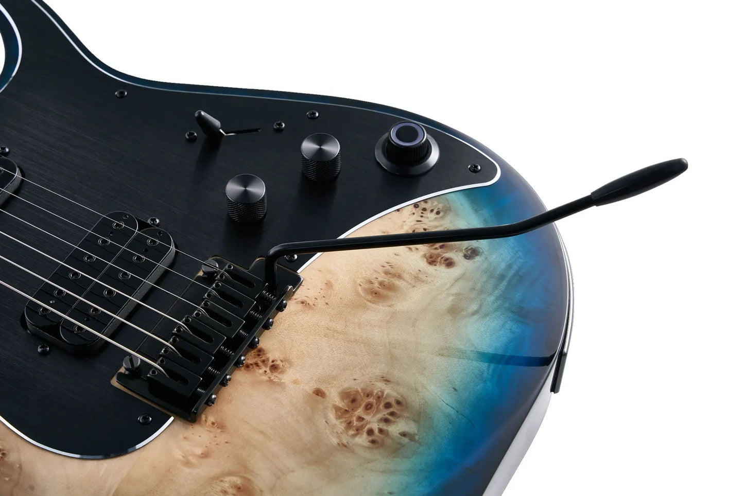 Mooer GTRS M810 Intelligent Electric Guitar Blue Burst — view 4