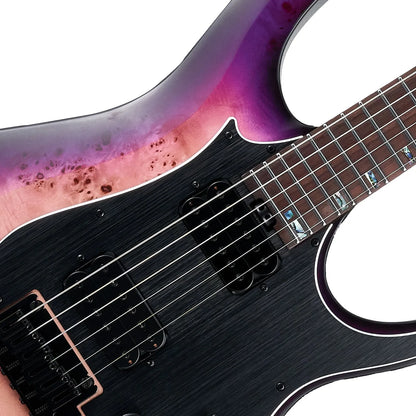 Mooer GTRS M810 Intelligent Electric Guitar Purple Burst — view 3