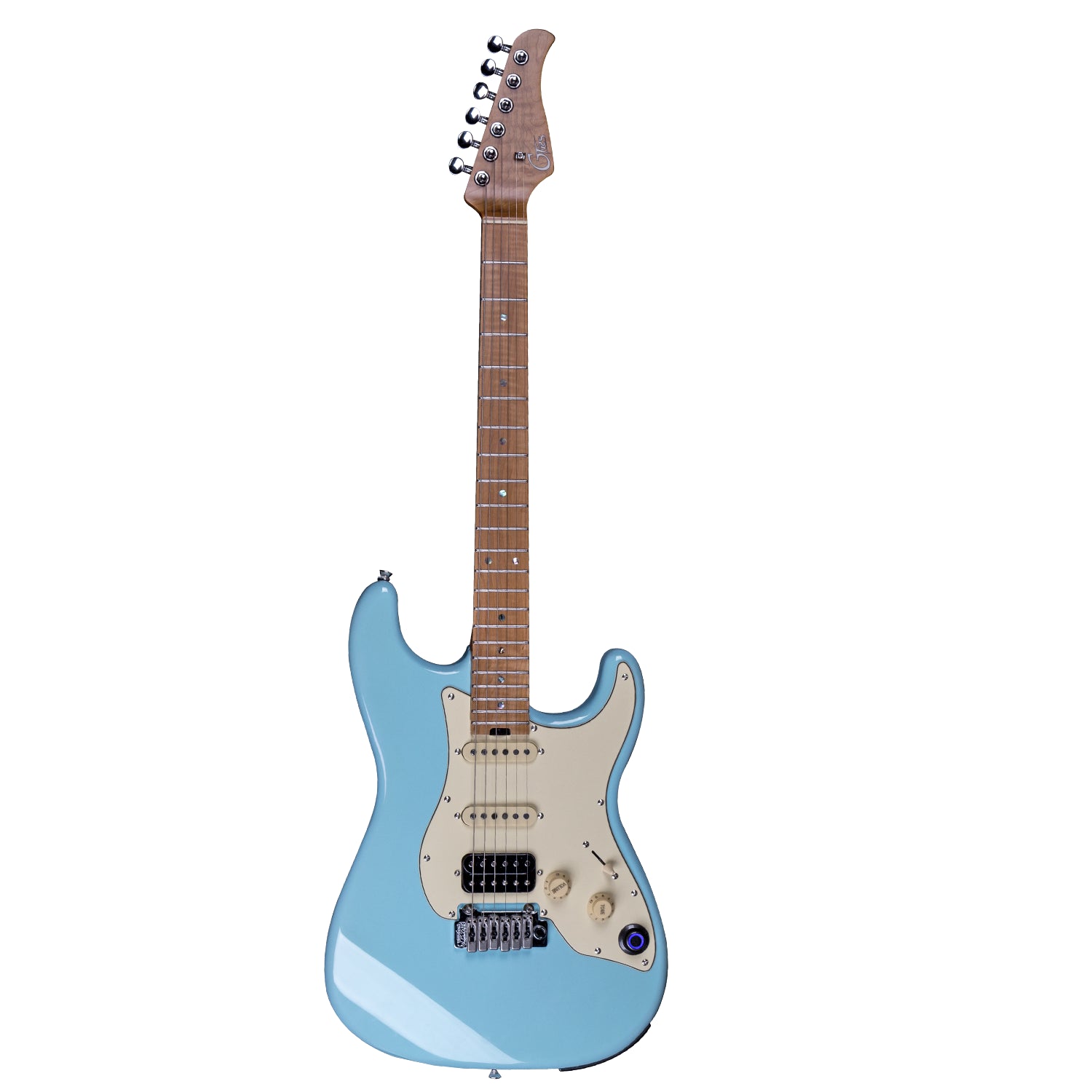 Mooer GTRS P801 Intelligent Guitar Tiffany Blue with Alnico V Pickups and GTRS Processor System