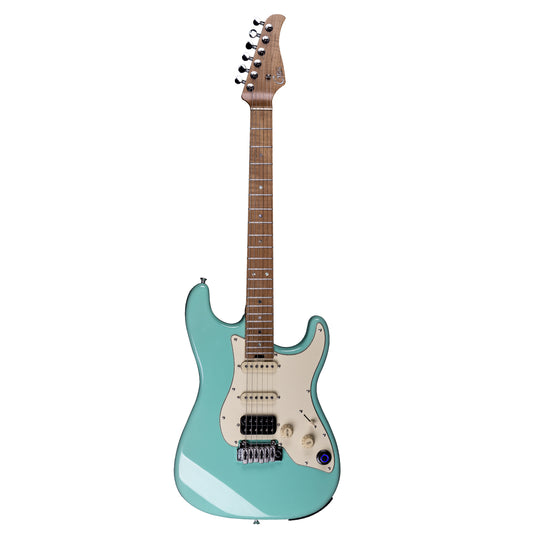 Mooer GTRS P801 Intelligent Electric Guitar Mint Green with Alnico V Pickups and Bluetooth App