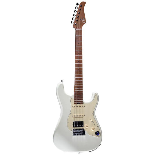 Mooer GTRS S801 Intelligent Electric Guitar Vintage White with Digital Features and Roasted Maple Neck