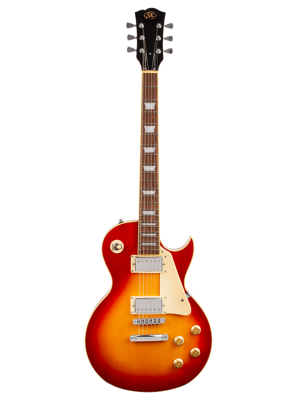 SX LP Electric Guitar with Accessories and Gig Bag — view 2