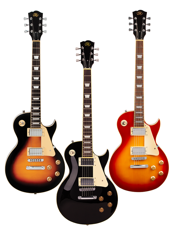 SX LP Electric Guitar with Accessories and Gig Bag