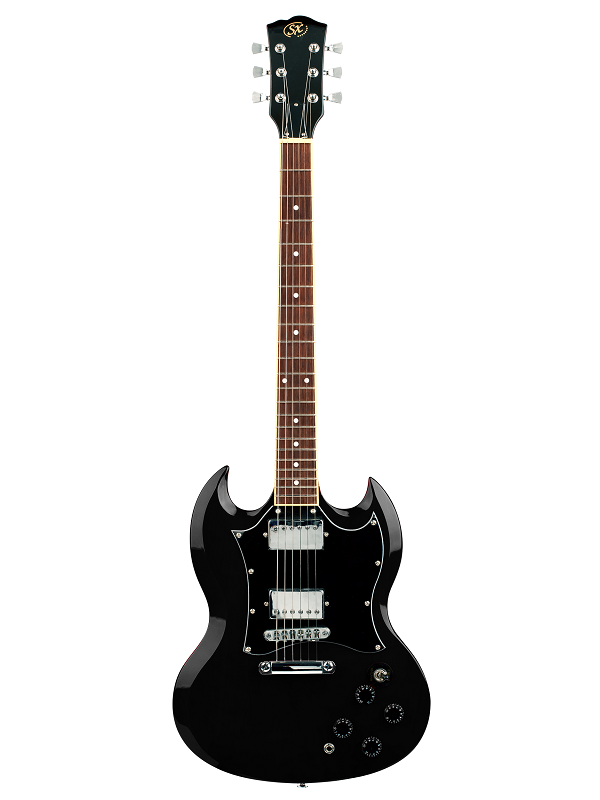 SX SG Electric Guitar with Accessories and Gig Bag — view 4