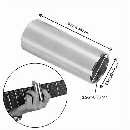GT Large Stainless Steel Guitar Slide - Chrome — view 2