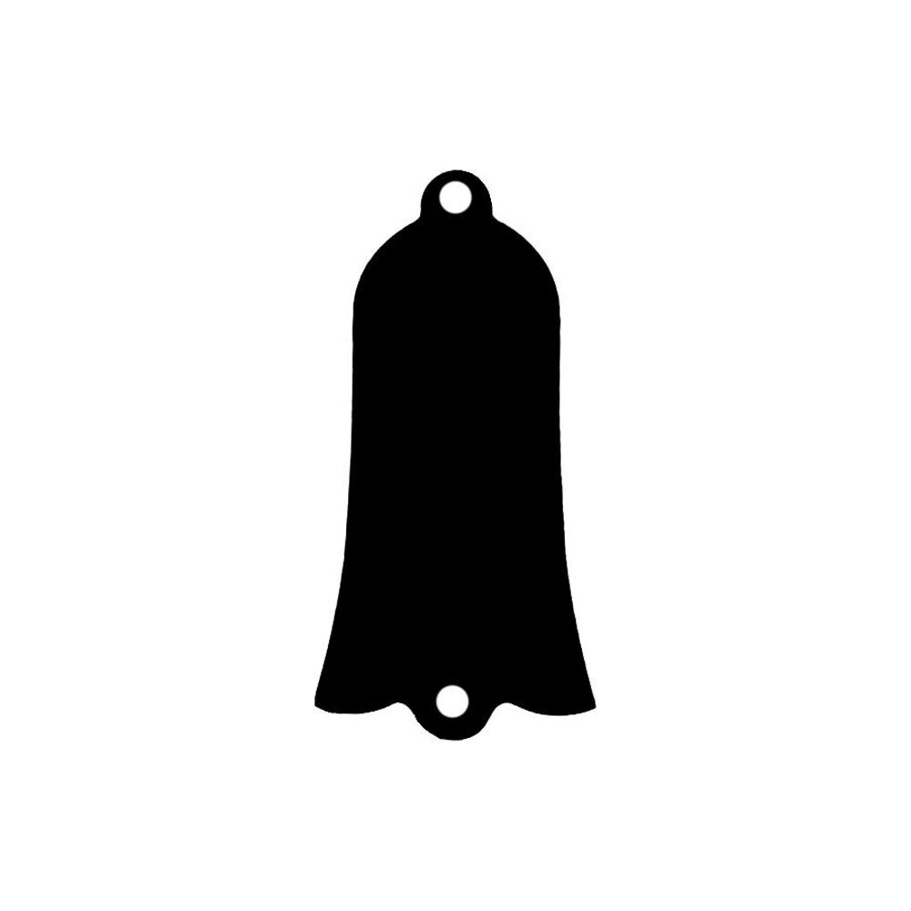 GT 3-Ply LP-Style Truss Rod Cover Plate Black Finish (Pk-1) — view 2