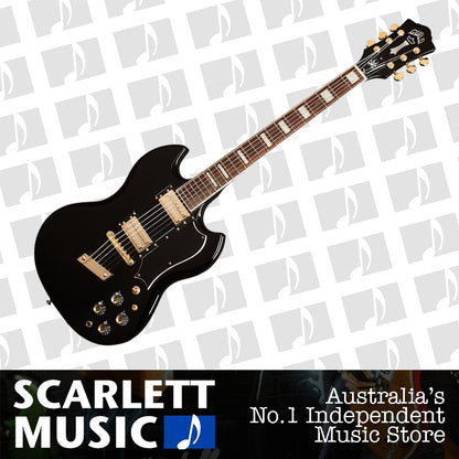 Guild S-100 Kim Thayil Signature Electric Guitar Gloss Black — view 2