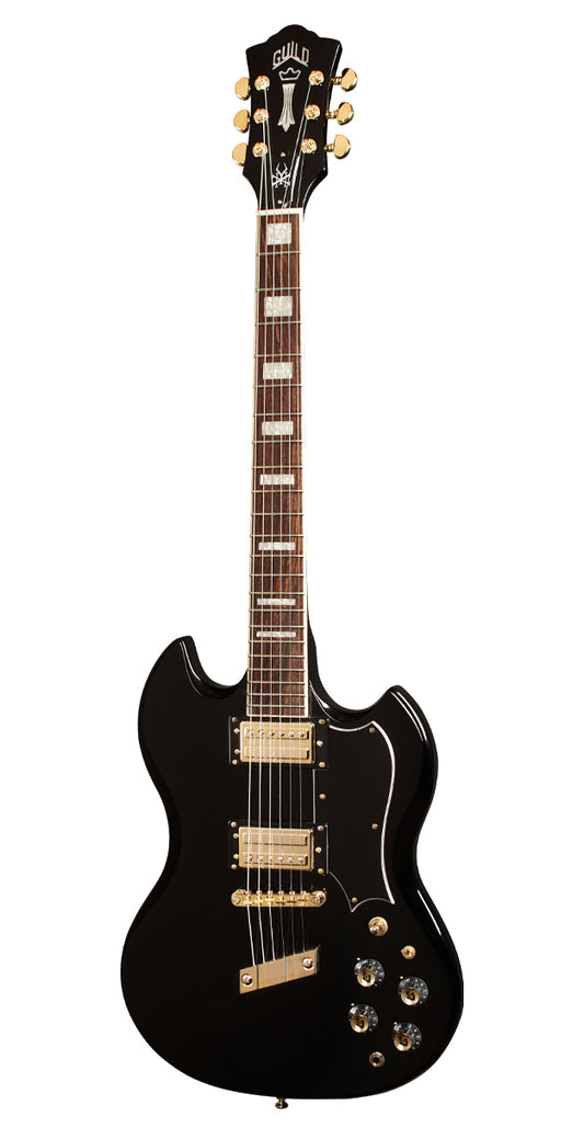 Guild S-100 Kim Thayil Signature Electric Guitar Gloss Black