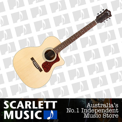 Guild OM-240CE Westerly Collection Orchestral All Solid Acoustic Guitar — view 2
