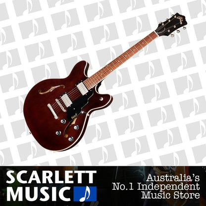 Guild Starfire I DC Semi Hollow Body Electric Guitar Vintage Walnut — view 2