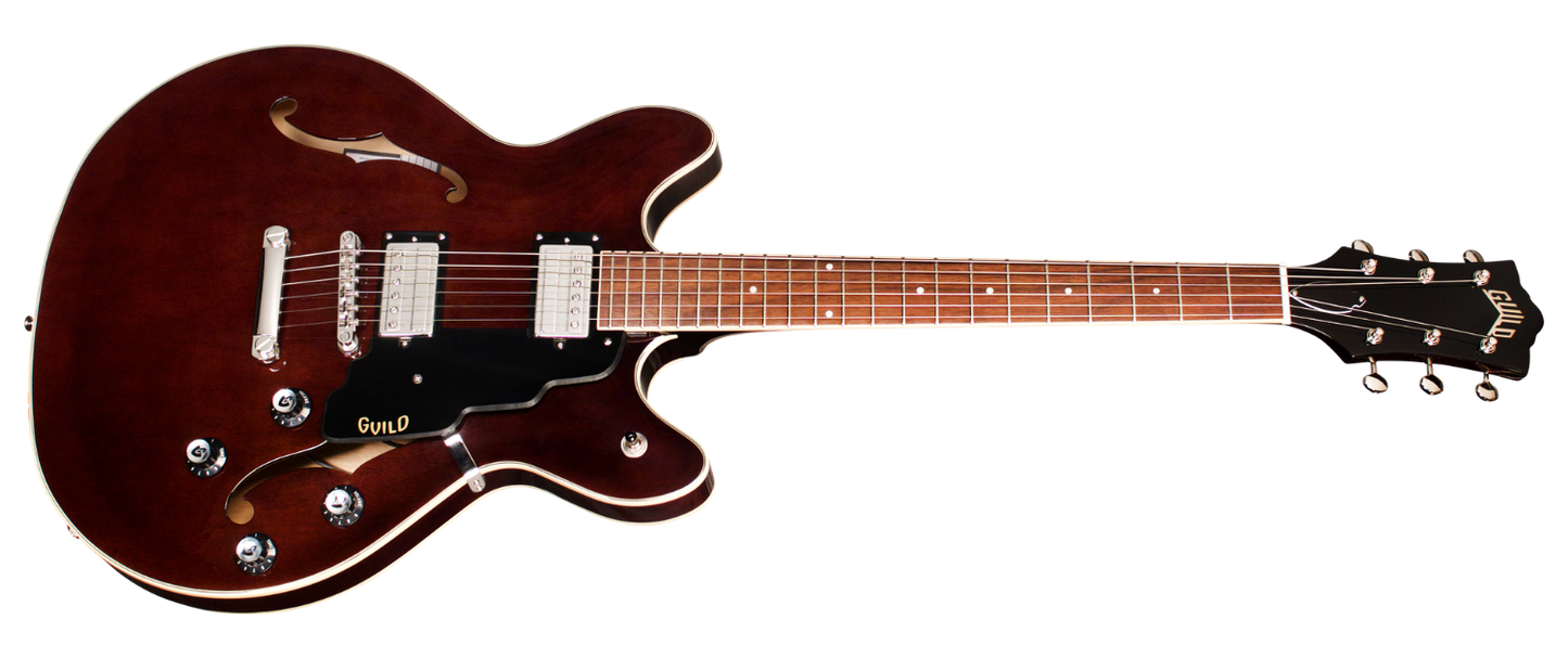Guild Starfire I DC Semi Hollow Body Electric Guitar Vintage Walnut