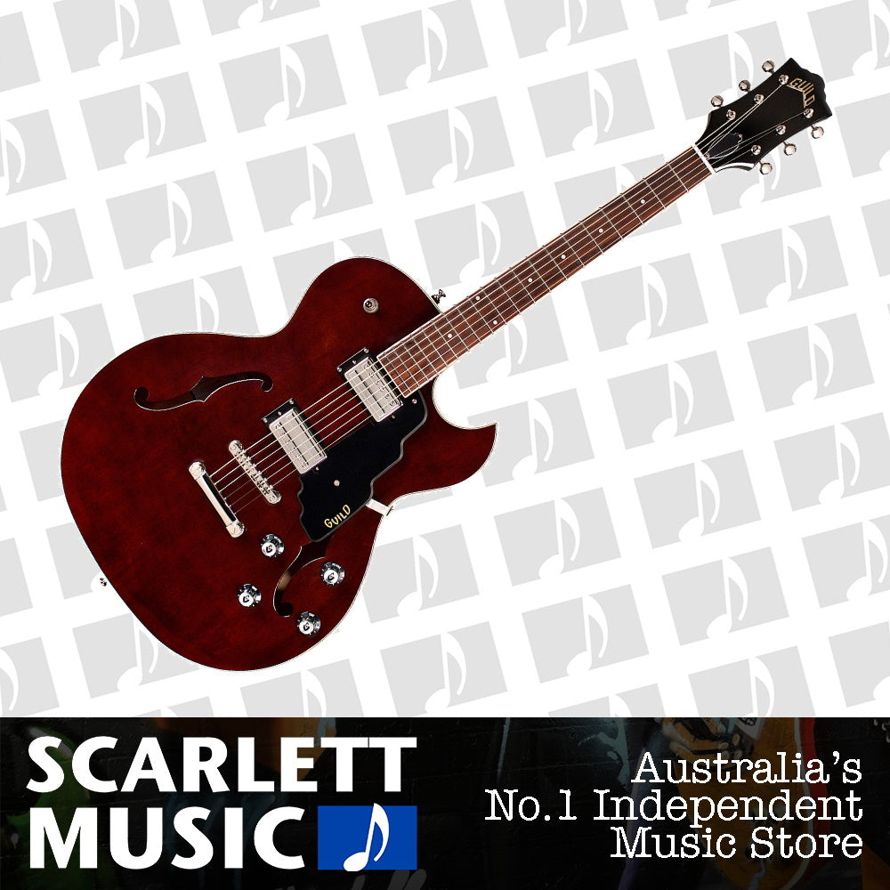 Guild Starfire I SC Semi Hollowbody Electric Guitar Vintage Walnut — view 2