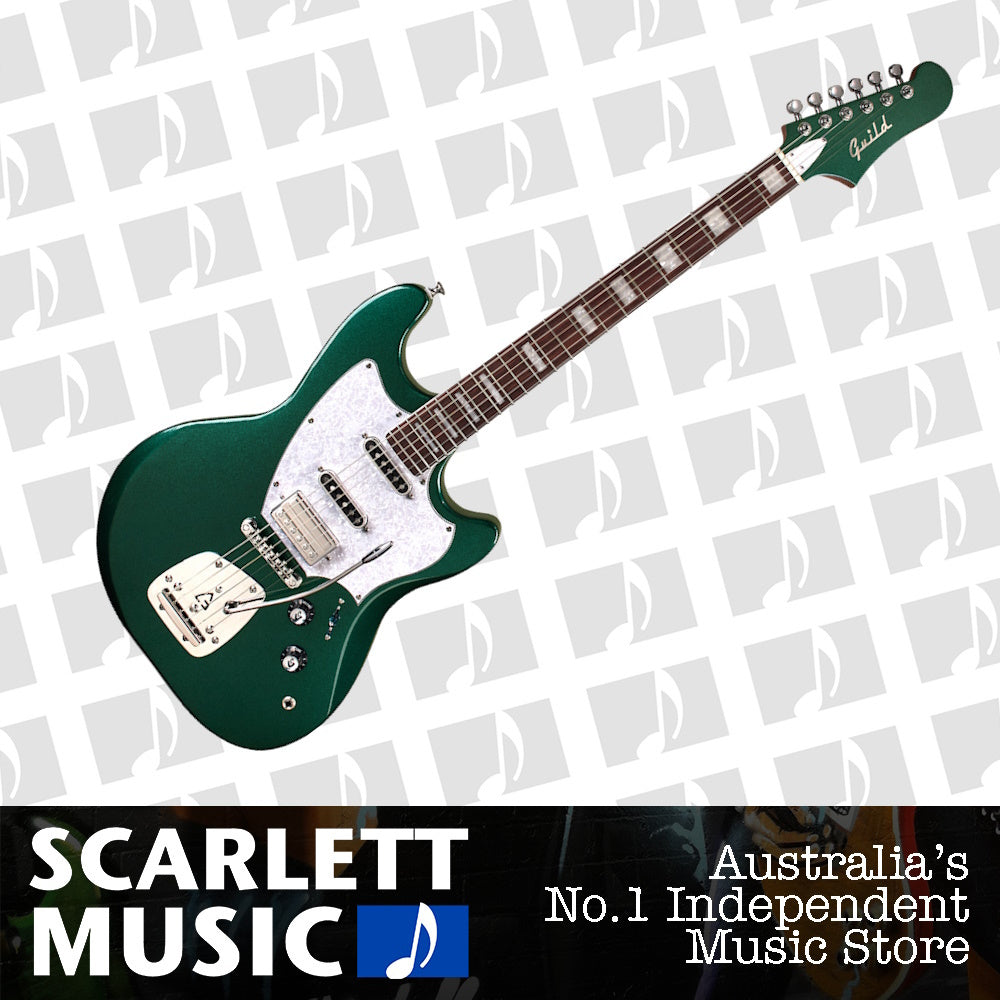 Guild Surfliner Deluxe Electric Guitar Evergreen Metallic — view 2