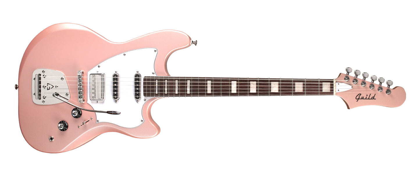 Guild Surfliner Deluxe Electric Guitar Rose Quartz Metallic