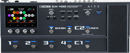 BOSS GX-100 Guitar Multi Effects Processor - 23 AIRD Amps, 150+ Effects, Intuitive Touchscreen Design