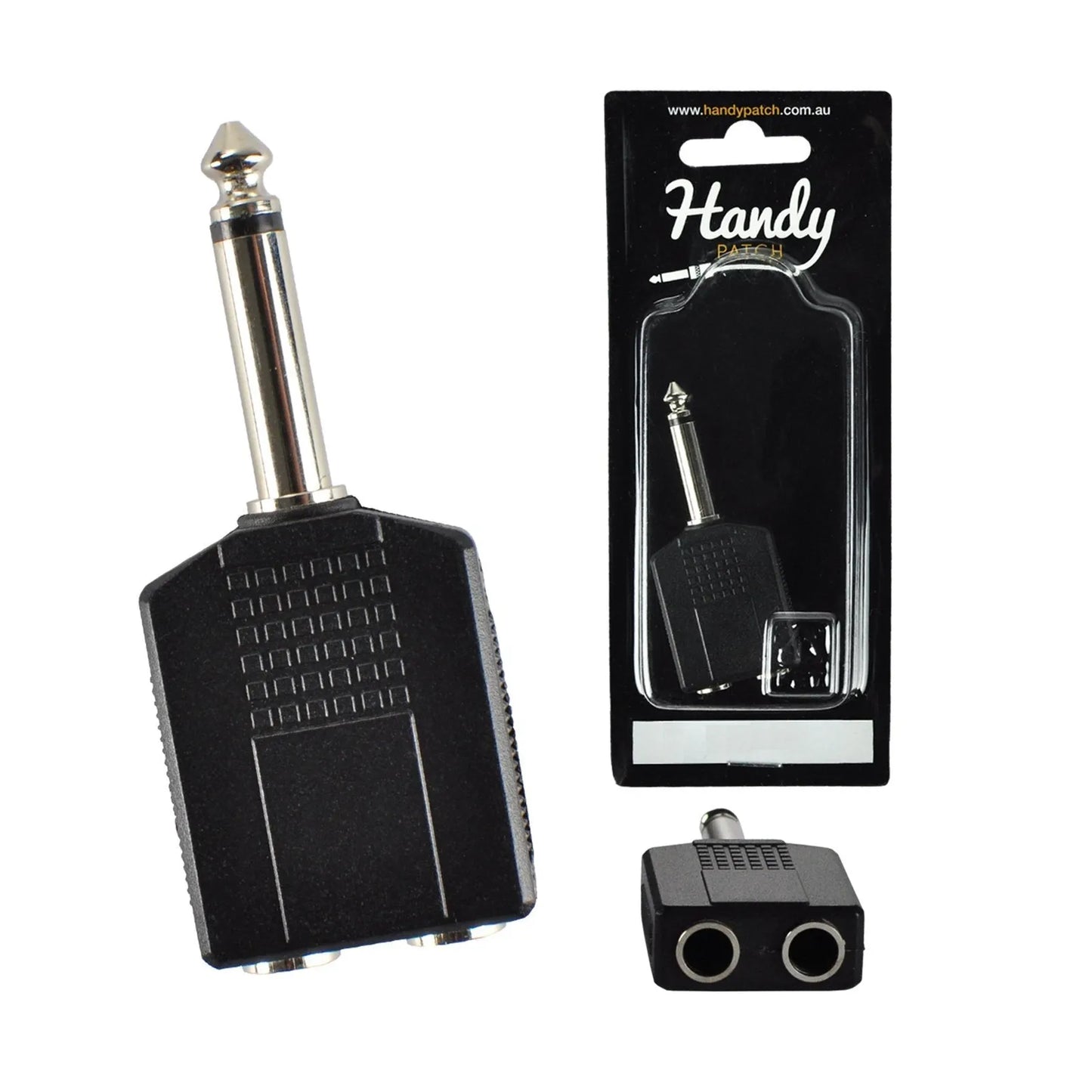 Handy Patch Dual Female Mono to Male Mono 1/4" Adaptor — view 2