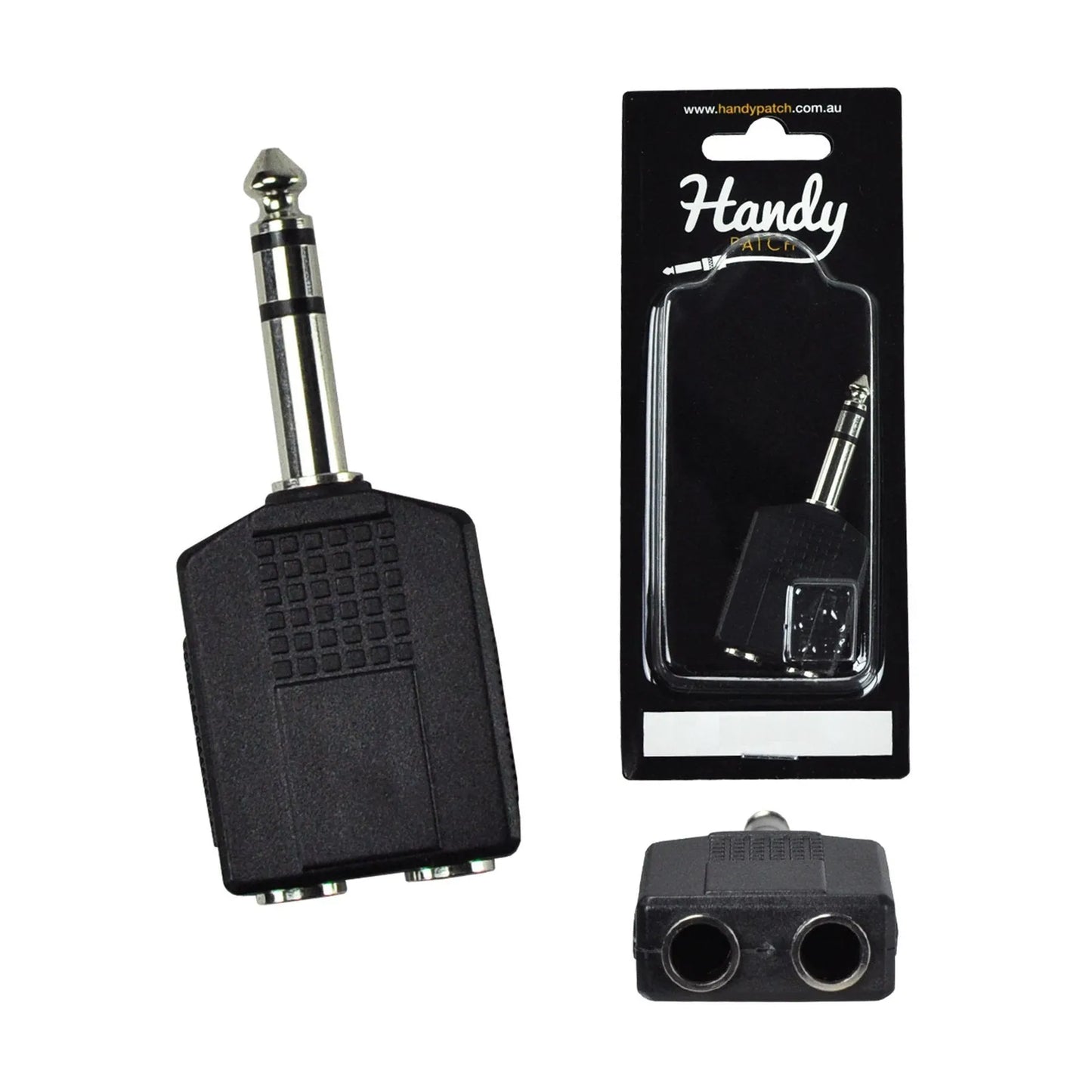 Handy Patch 2 Female Mono to Male Stereo Phono Adaptor — view 2