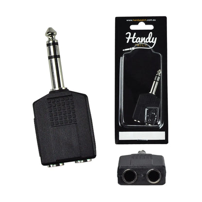 Handy Patch 2 Female Mono to Male Stereo Phono Adaptor — view 2