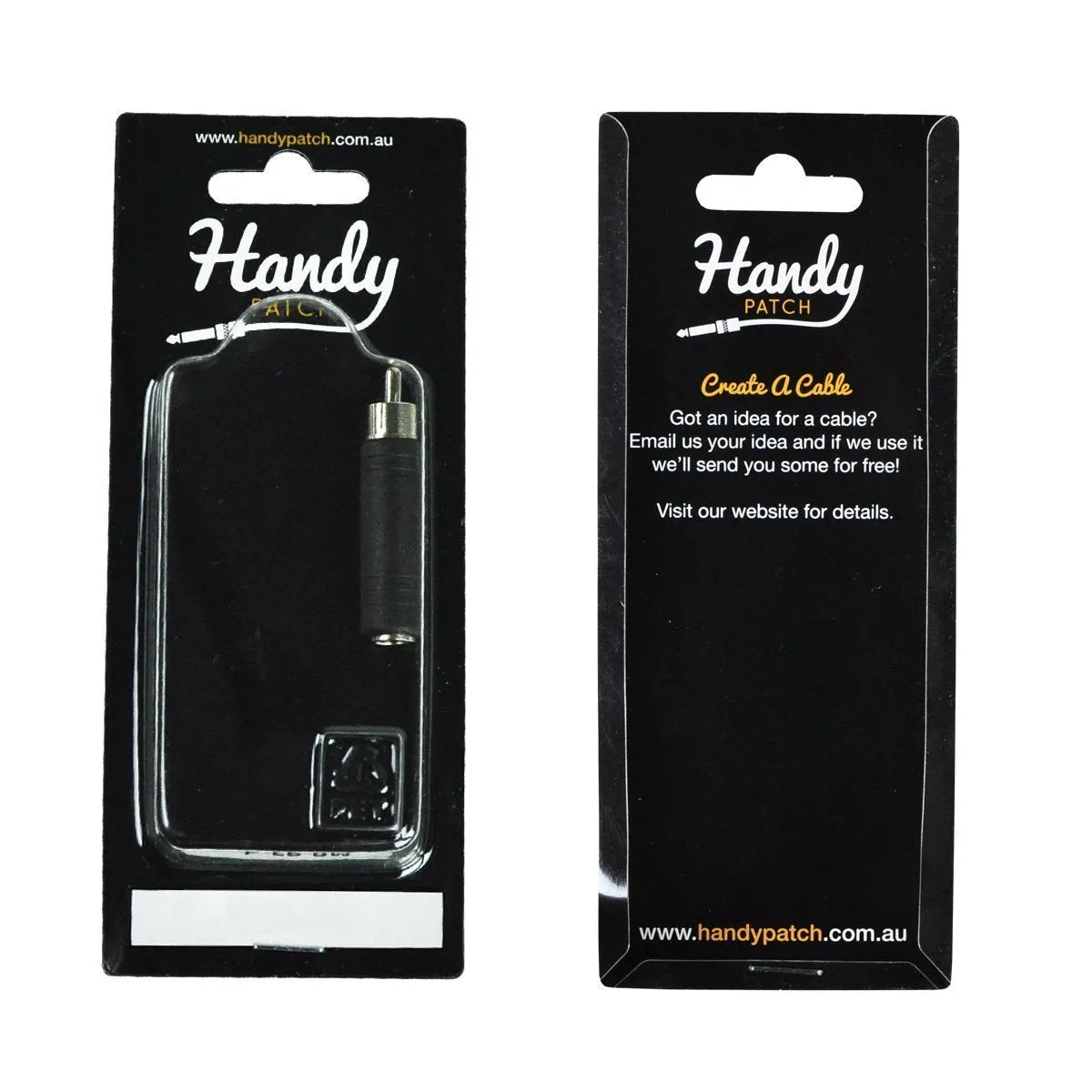 Handy Patch Female Phono to Male RCA Mono Adaptor - H-FP-RM — view 2