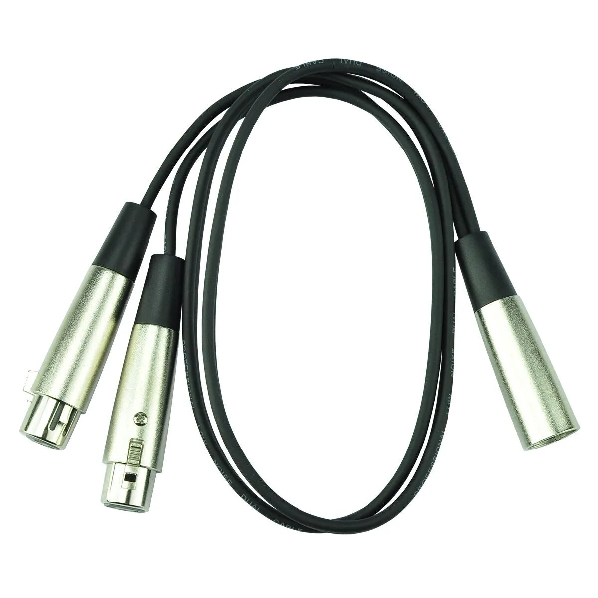 Handy Patch H-MX-2FX1 1m Male XLR to Two Female XLR Cable
