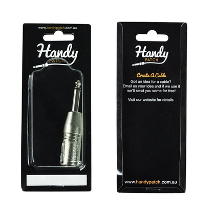 Handy Patch Male XLR to Male Phono Adaptor Connector H-MX-MP — view 2