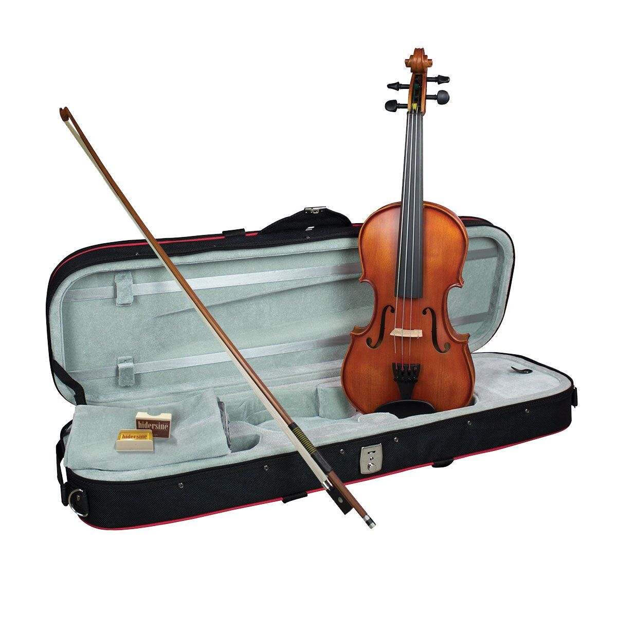 Hidersine Vivente Violin Outfit 1/4 Size with Bow, Case & Rosin Included