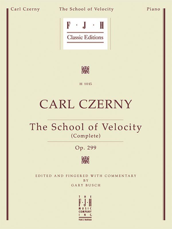 Czerny - School of Velocity Complete, Op. 299 for Piano