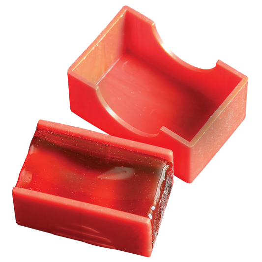 Hidersine 12V Junior Violin Rosin - Light Amber, 10g, Suitable for Beginners, Grip Profile Rating GPR#4, Artisanal, England