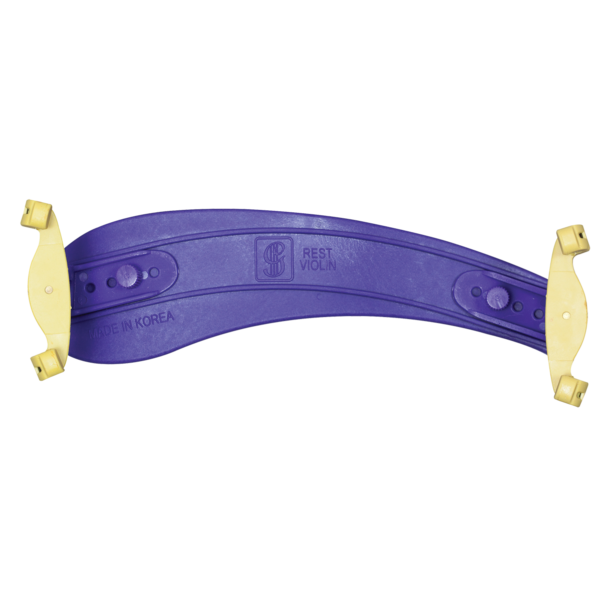 Hidersine Shawbury 4/4 Violin Shoulder Rest - Purple, Adjustable Height, Lightweight, Non-Scratch Rubber Feet, Padded Foam, Four Width Options