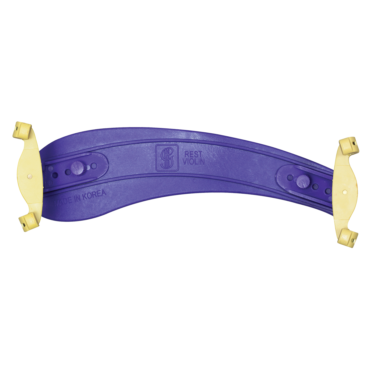 Hidersine Shawbury 3/4 - 1/2 Violin Shoulder Rest, Purple, Adjustable Height, Lightweight Composite, Flexible Rubber Feet, Padded Foam