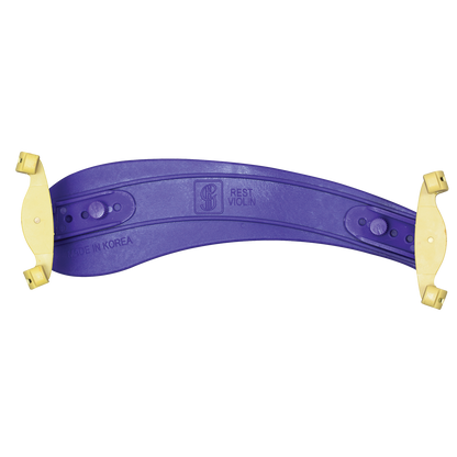 Hidersine Shawbury 3/4 - 1/2 Violin Shoulder Rest, Purple, Adjustable Height, Lightweight Composite, Flexible Rubber Feet, Padded Foam