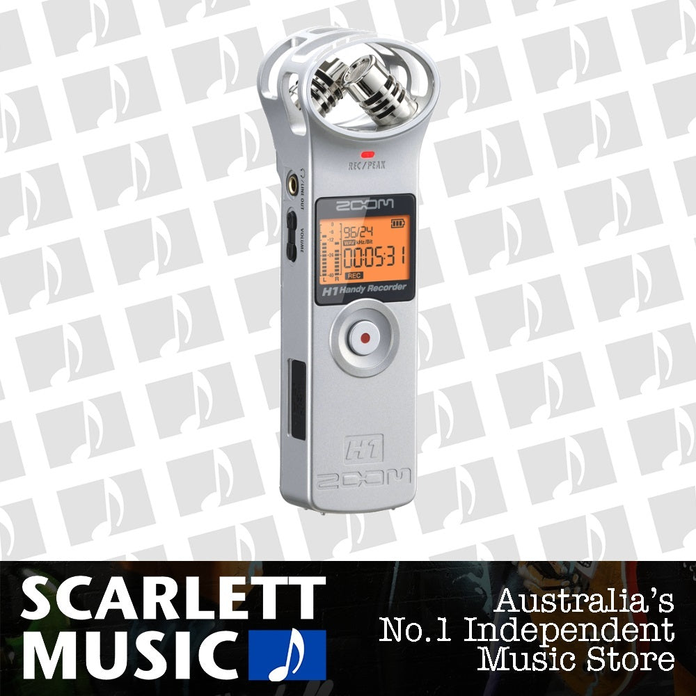 Zoom H1 Handy Recorder Portable Field Recorder Silver — view 2