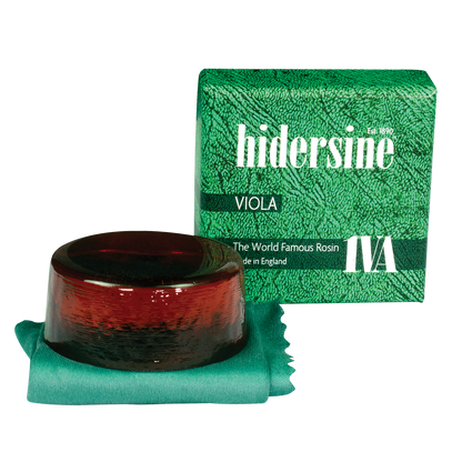 Hidersine 1VA Clear Viola Rosin - Light, Large Size, 30g, Hand-Mixed, Grip Profile #5, Made in England