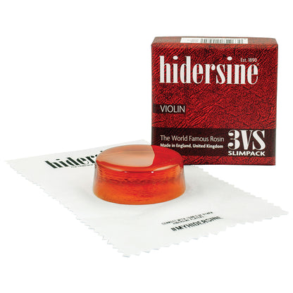 Hidersine Slim Light Violin Rosin 15g - Amber Coloured, Hard, Grip Profile #4, Suitable for All Players, Made in England — view 2