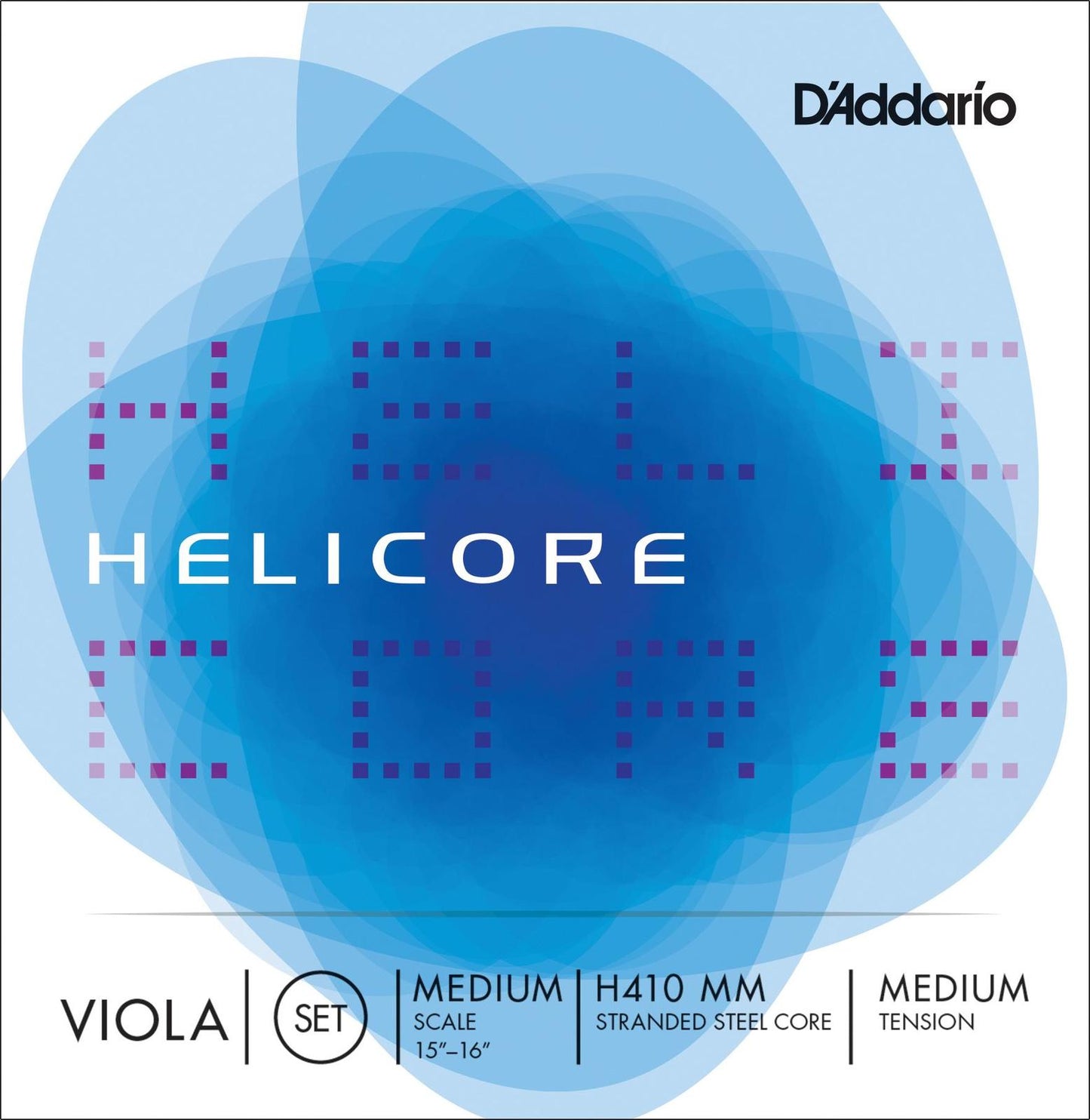D'Addario Helicore Viola String Set, Medium Scale, Medium Tension