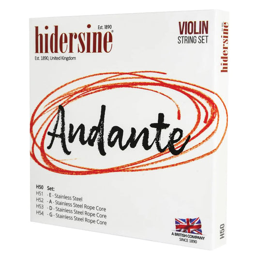 Hidersine Andante Violin String Set 1/4 [H50D]
