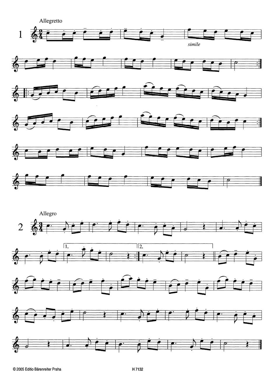 35 Etudes for Soprano Recorder by Jan Nykl - Intermediate Sheet Music for Recorder and Other Wind Instruments — view 2
