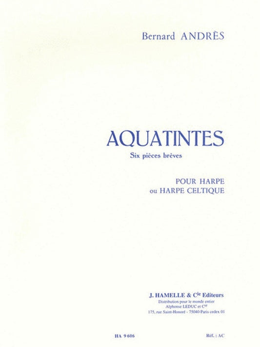 Aquatintes For Harp Book