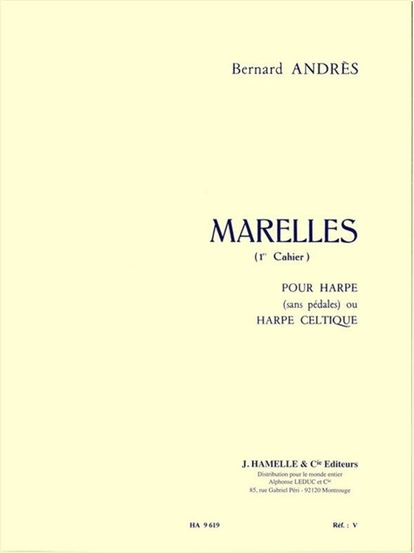 Andres - Marelles Vol 1 Nos 1-6 For Harp (Softcover Book)