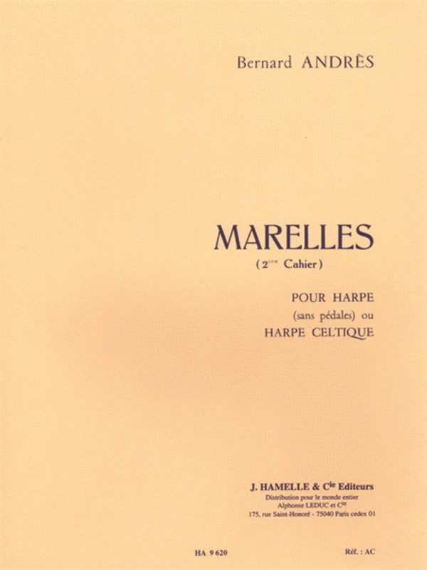 Marelles Volume 2 Nos 7-12 For Harp Book
