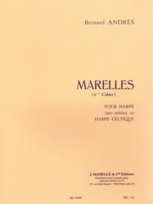 Marelles Volume 2 Nos 7-12 For Harp Book
