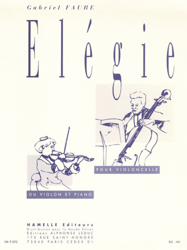 Elegie Op 24 Violin(Vlc)/Pf Book Book